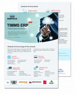 Brochure Disprax TIMMS ERP